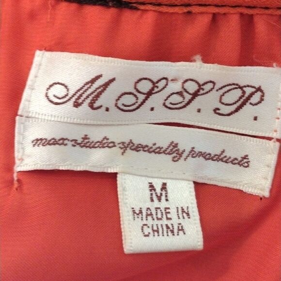 Max Studio Special Products Orange Dress - Picture 7 of 11